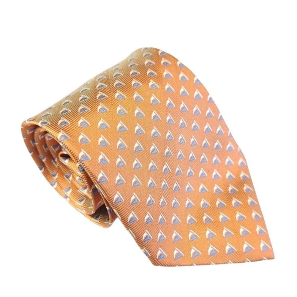 Saxony Collection Men's Classic Tie Iridescent Colors 100% Silk Office Business